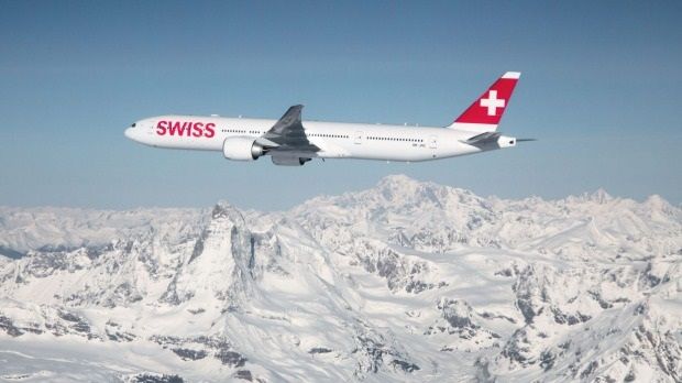 SWISS AIR (SA): Swissair er det nasjonale flyselskapet i Sveits. Geneve og Zurich er hovedhubene.  (Swissair is the flag carrier of Switzerland. The main hubs are in Geneva and Zurich).